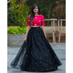 Most Stunning Crop Top Lehenga Choli In Auspicious Hues